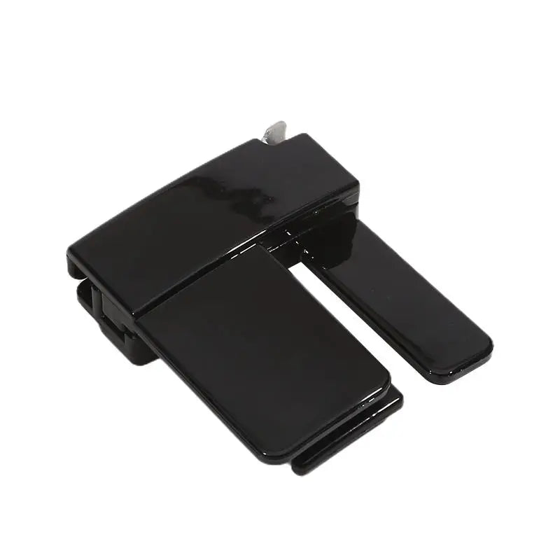 Foldable Multifunctional Belt Clip Buckle Adjustable Waist Belt Buckle for Pants Size Adjustment Mental Material Versatile Use Peaceful Pleasures Health and Wellness Black