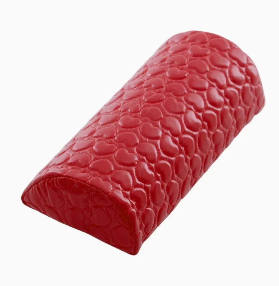 Soft Hand Cushion Detachable Washable Nail Art Sponge Pillow for Arm Rest Holder - Salon Quality Nail Working Experience Peaceful Pleasures Health and Wellness Red