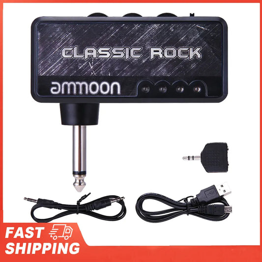 Headphone Jack Aux Ammoon Electric Guitar Amplifier Amp 1 Plug Peaceful Pleasures Health and Wellness