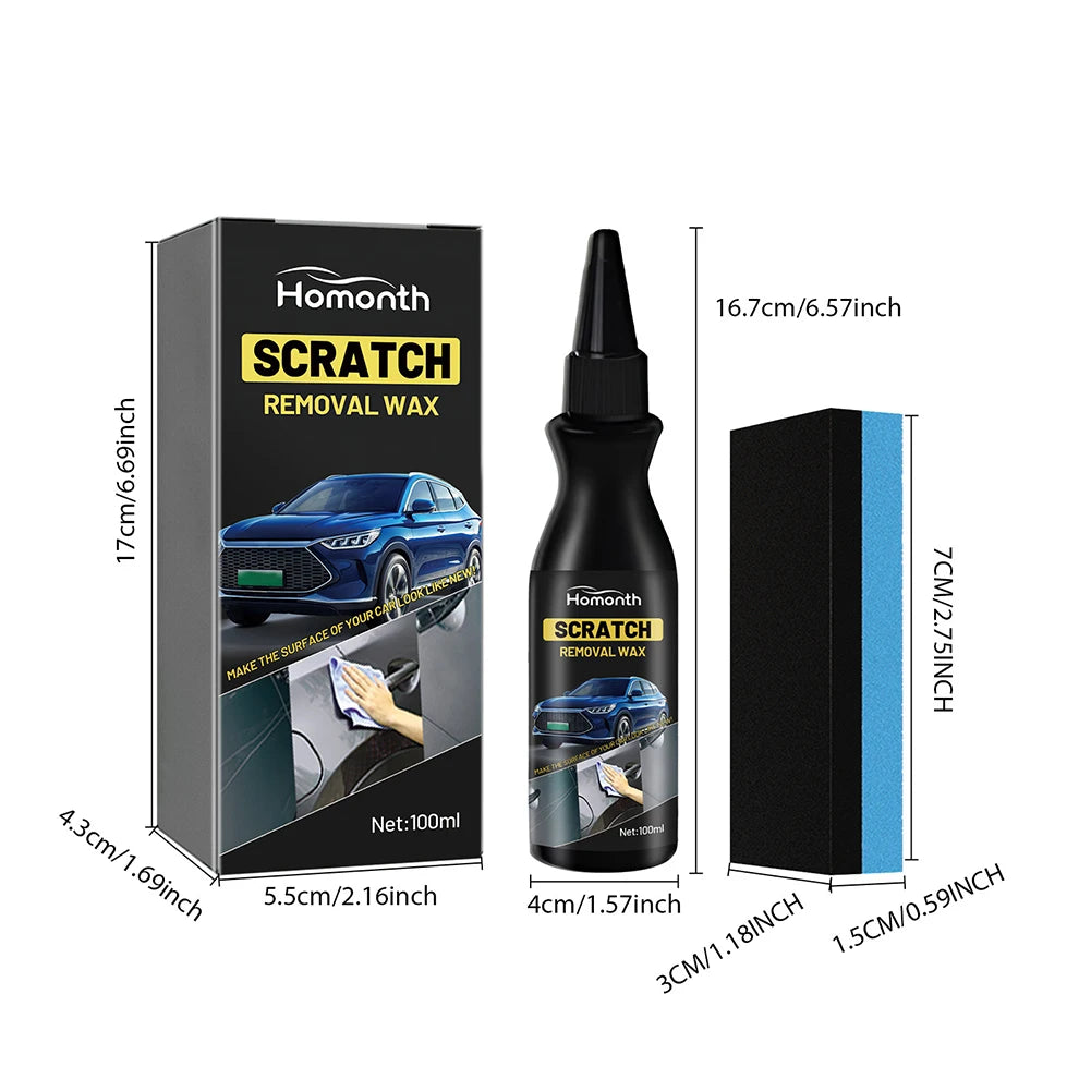 Car Scratch Polishing Repair Agents Compound Scratch Remover Repair Lasting Brightening Repair Paint Buffer Maintenance Care Peaceful Pleasures Health and Wellness