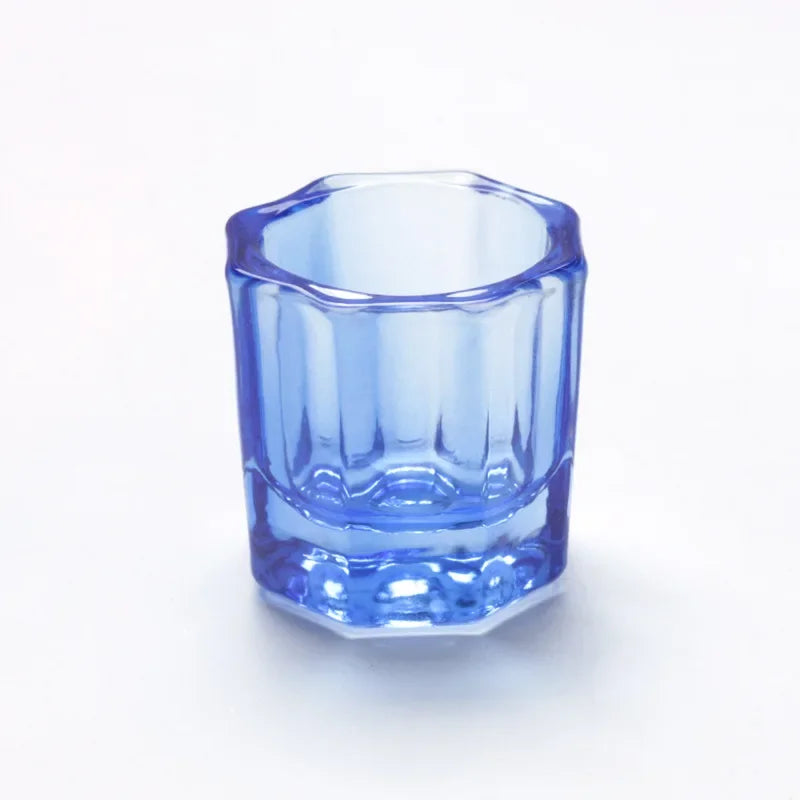 Crystal Glass Dappen Dish | Acrylic Nail Liquid Mixing Cup