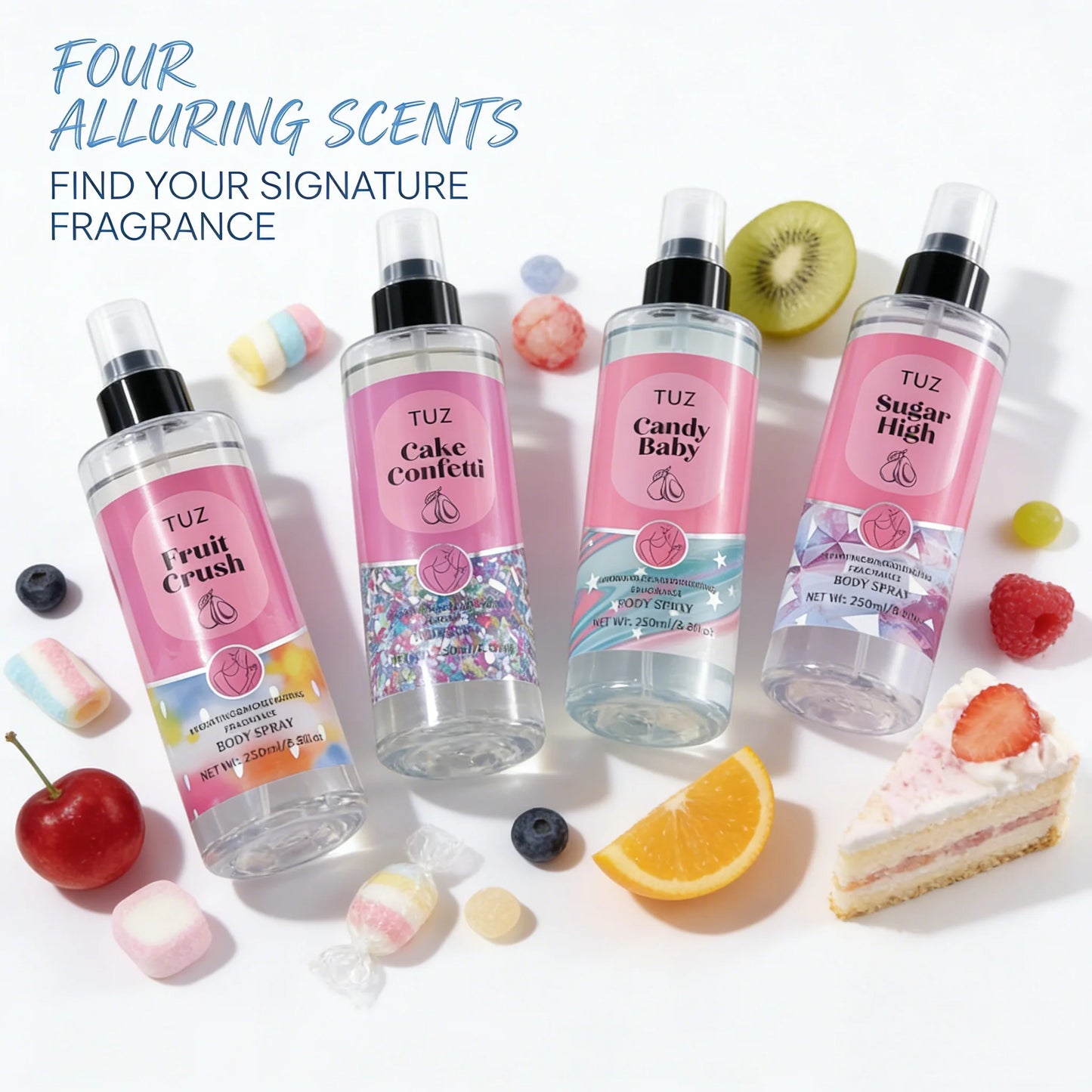 Hydrating Fragrance Body Spray for Women - 250ml Peaceful Pleasures Health and Wellness