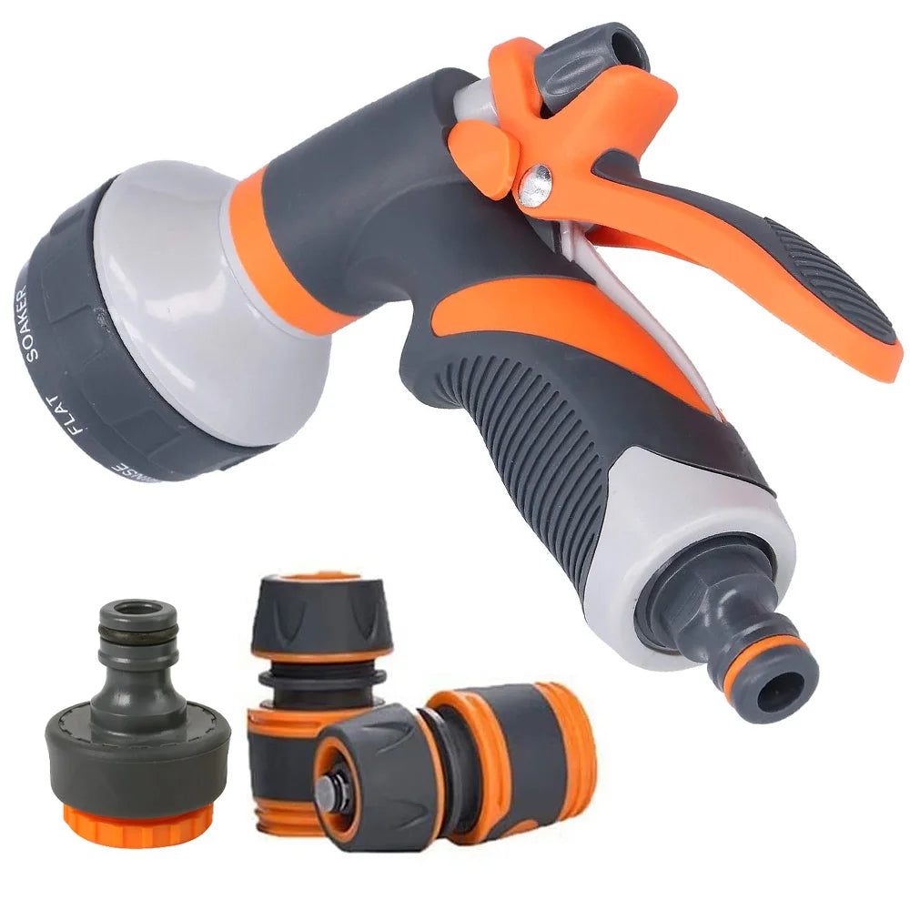 8 Styles Adjustable Lawn Irrigation Sprinklers High Pressure Watering Tubeing Sprayer Water Gun for Car Cleaning Garden Hose Peaceful Pleasures Health and Wellness