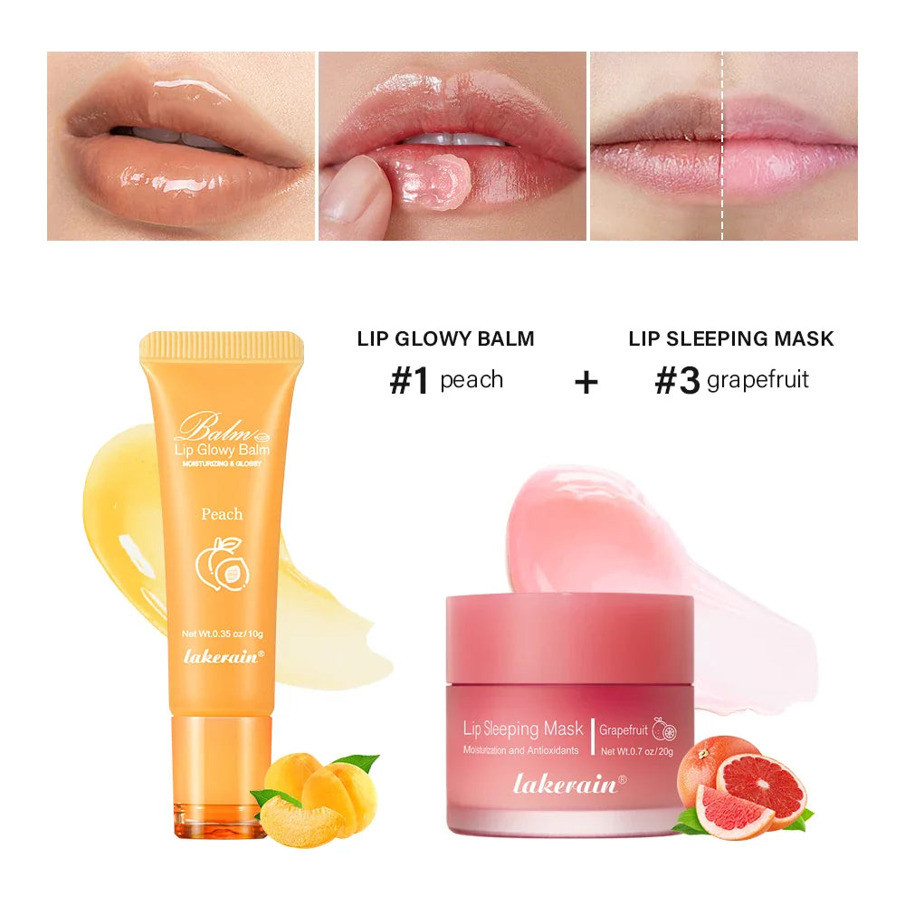 Lip Balm & Overnight Lip Mask Set | Nourishing 2-Pc Duo