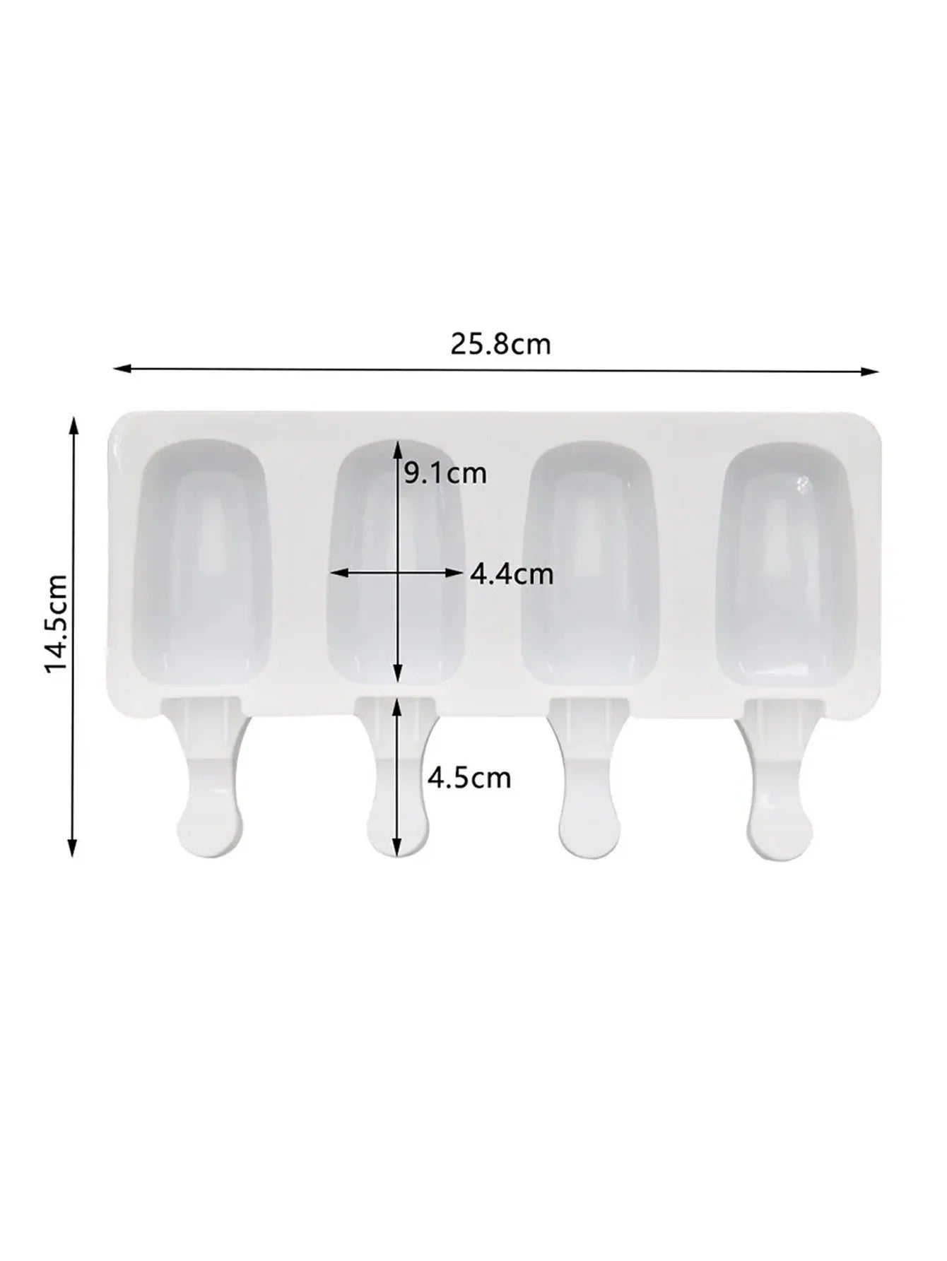 Silicone Ice Cream & Popsicle Mold – DIY Fruit Juice Ice Tray