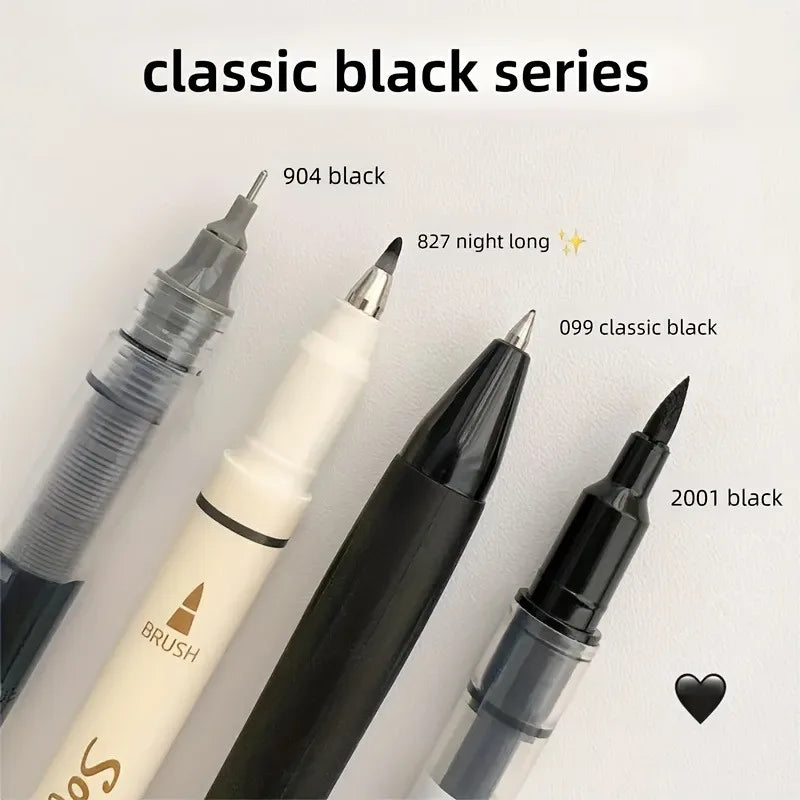 4-Piece Vintage Pen Set | Quick-Dry Ink & Medium Point Tips