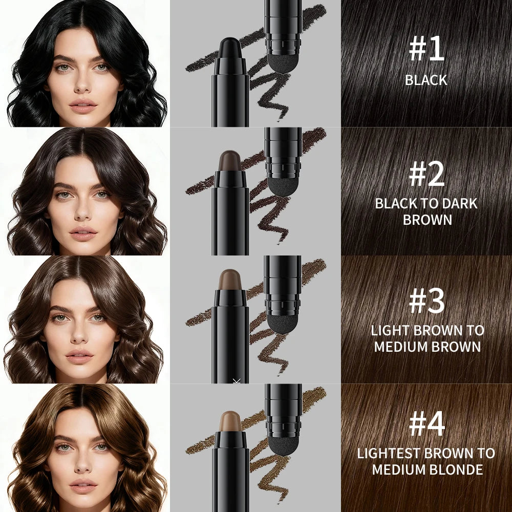 Lakerain Hair Dye Pen Men Women Precise Gray Coverage Stick Smudge-Resistant Long-Lasting Makeup Smooth Application Dye Stick Peaceful Pleasures Health and Wellness