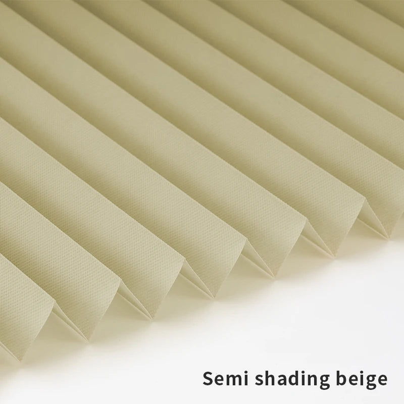 Self-Adhesive Pleated Blackout Roller Blinds | No-Drill Shade