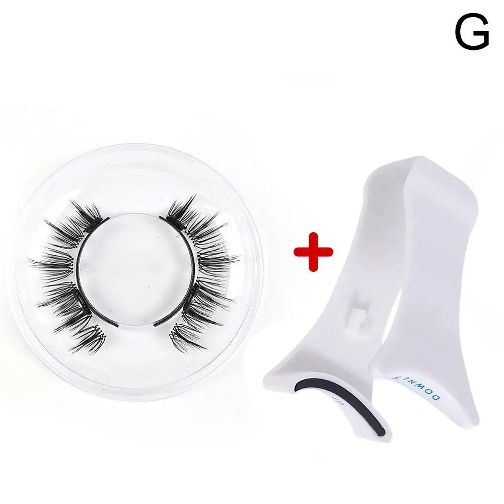 3D Magnetic Eyelashes Handmade Natural Magnetic False Eyelashes Reusable Magnetic Eyelashes Tweezers Set Peaceful Pleasures Health and Wellness G