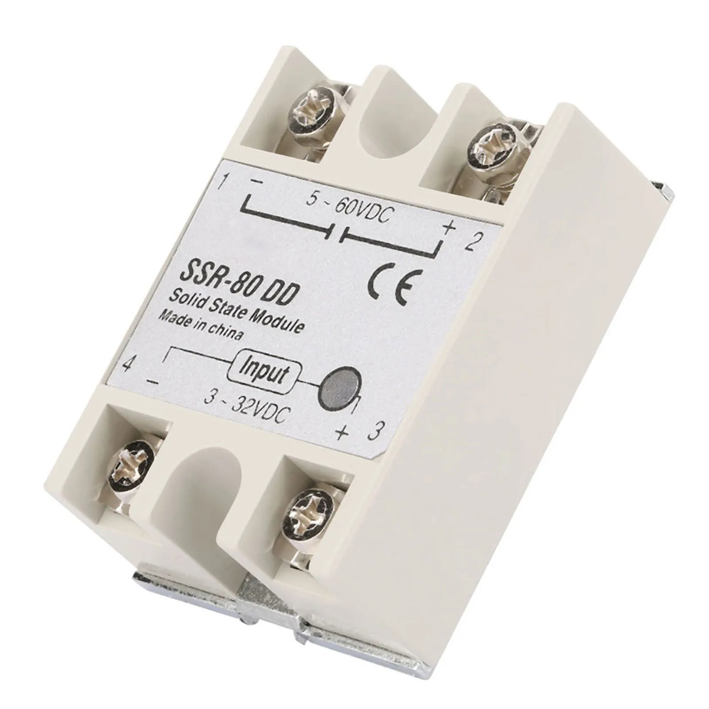 DCAC Industrial Solid State Relay SSR80DD 80A 332VDC 5200 VDC
