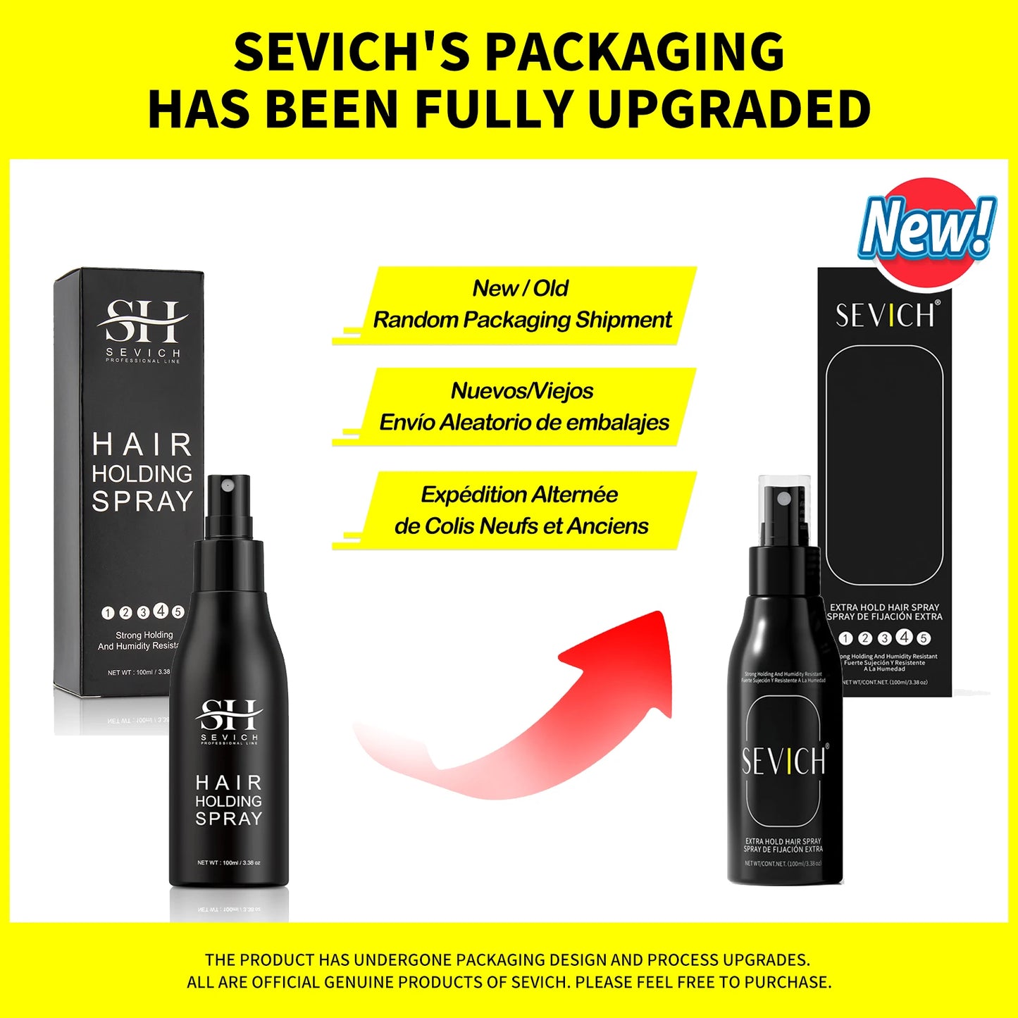 SEVICH Hair Fiber Thickening Holding Spray 100ml | Men & Women