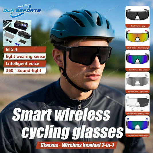 Bluetooth Smart Sunglasses UV400 | Wireless Audio & Calling Bluetooth Smart Glasses Peaceful Pleasures Health and Wellness