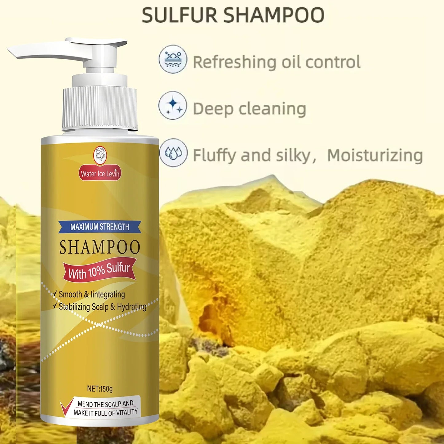10% Sulfur Shampoo – Scalp Balancing & Hydrating | All Hair
