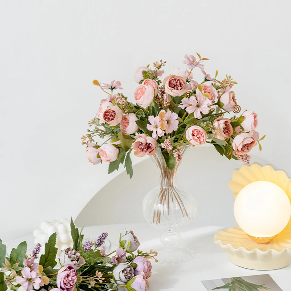 Silk Artificial Rose & Peony Bouquet | Wedding & Home Décor
