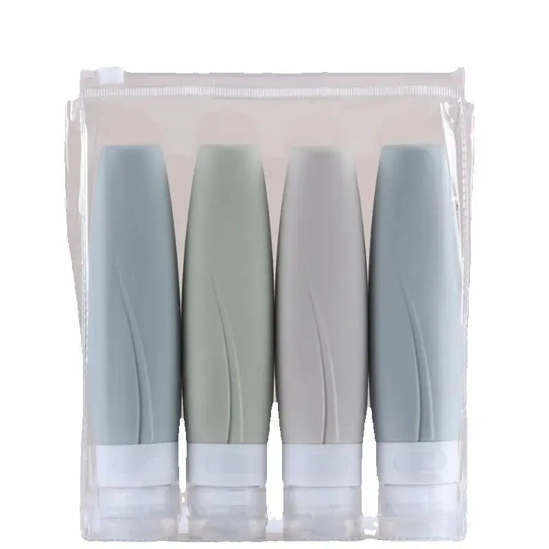 Travel Bottles for Toiletries 4 Pack Travel Size Toiletries Containers Silicone Squeeze Bottles Toiletry for Shampoo Condition Peaceful Pleasures Health and Wellness 60ml
