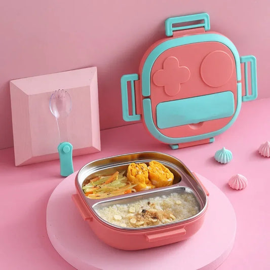 Stainless Steel Bento Lunch Box – Leakproof, Eco-Friendly Food Container for Kids & Adults Peaceful Pleasures Health and Wellness