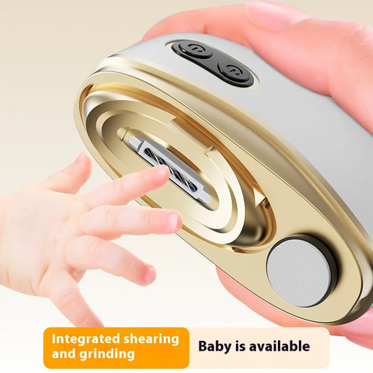 Electric Rechargeable Nail Trimmer with LED Light | Baby & Adult Electric Nail Trimmer Peaceful Pleasures Health and Wellness