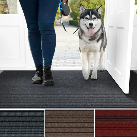 Durable Non-Slip Door Mat Indoor Outdoor Doormat for Home Entrance Stain Fade Resistant Floor Mat Machine Washable Carpet Peaceful Pleasures Health and Wellness