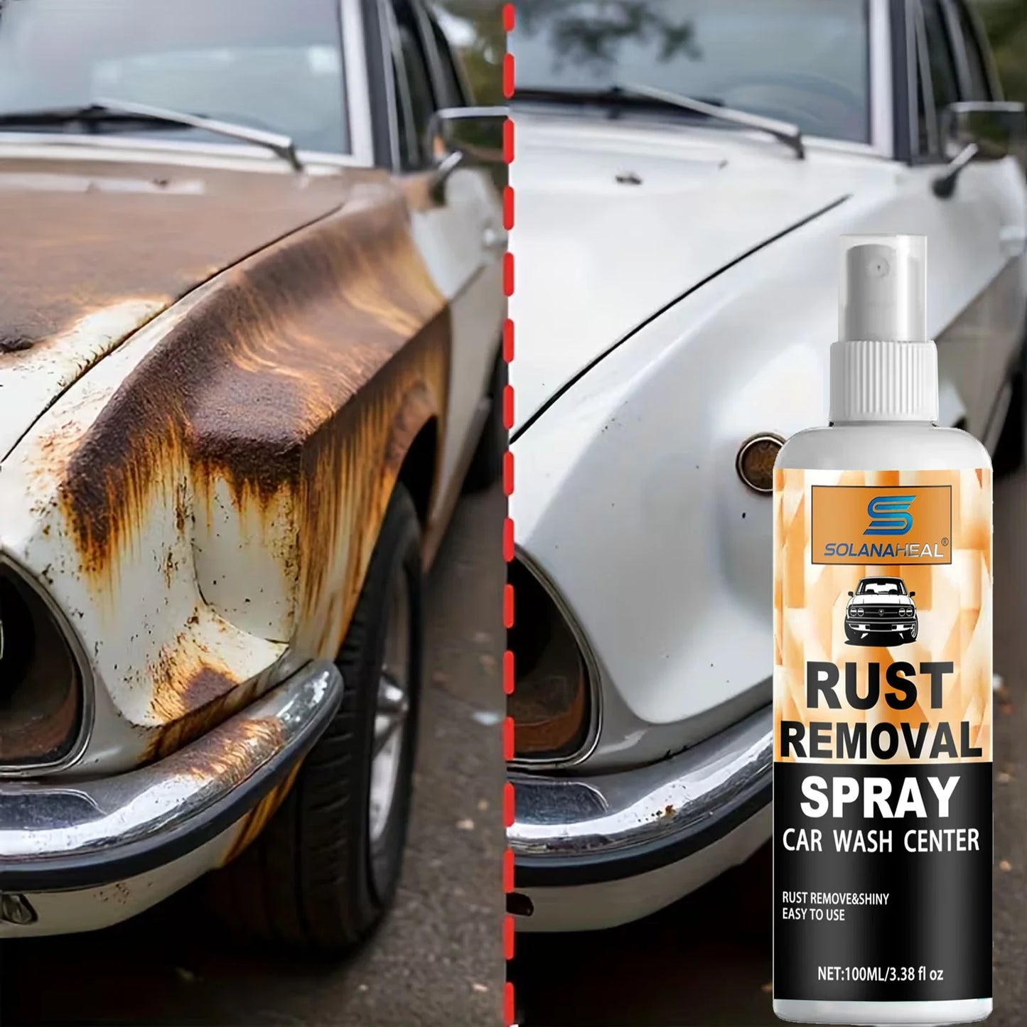Metal Rust Remover Spray – Chrome, Iron, Steel & Alloy