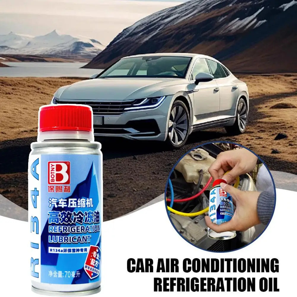 Universal High Quality Synthetic HFC 134a Refrigerant Compressor Oil for Car Air Conditioning System Efficient Lubricant Oil Peaceful Pleasures Health and Wellness