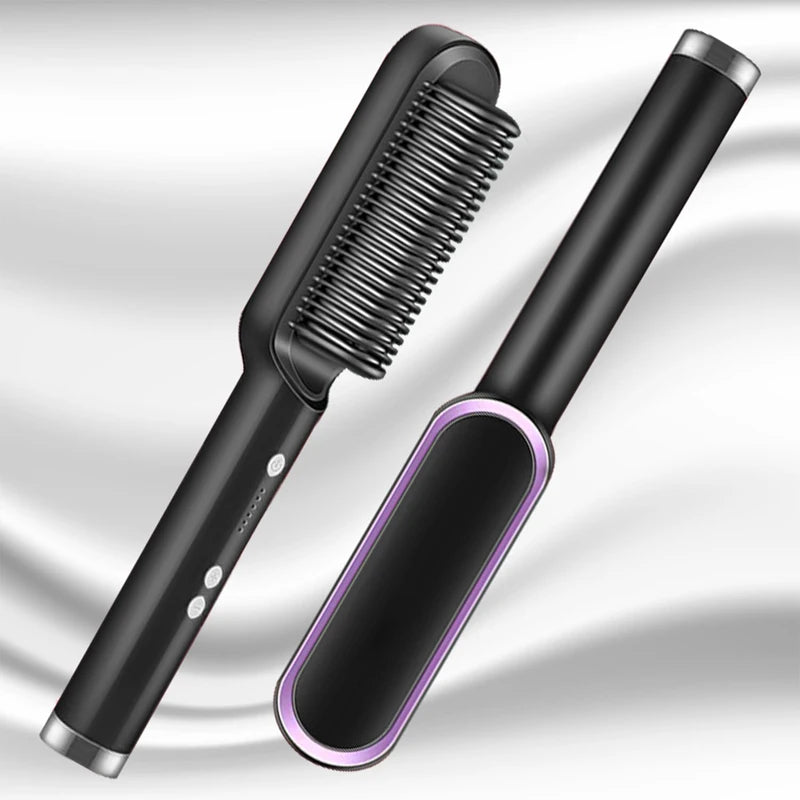 Hair Dryer Comb Curling Irons Beauty Products Hair Brushes Fast Heating Hair Straightener Comb Peaceful Pleasures Health and Wellness