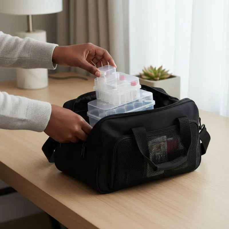 3mL Microtube Vial Storage Box | Stackable Freezer Organizer