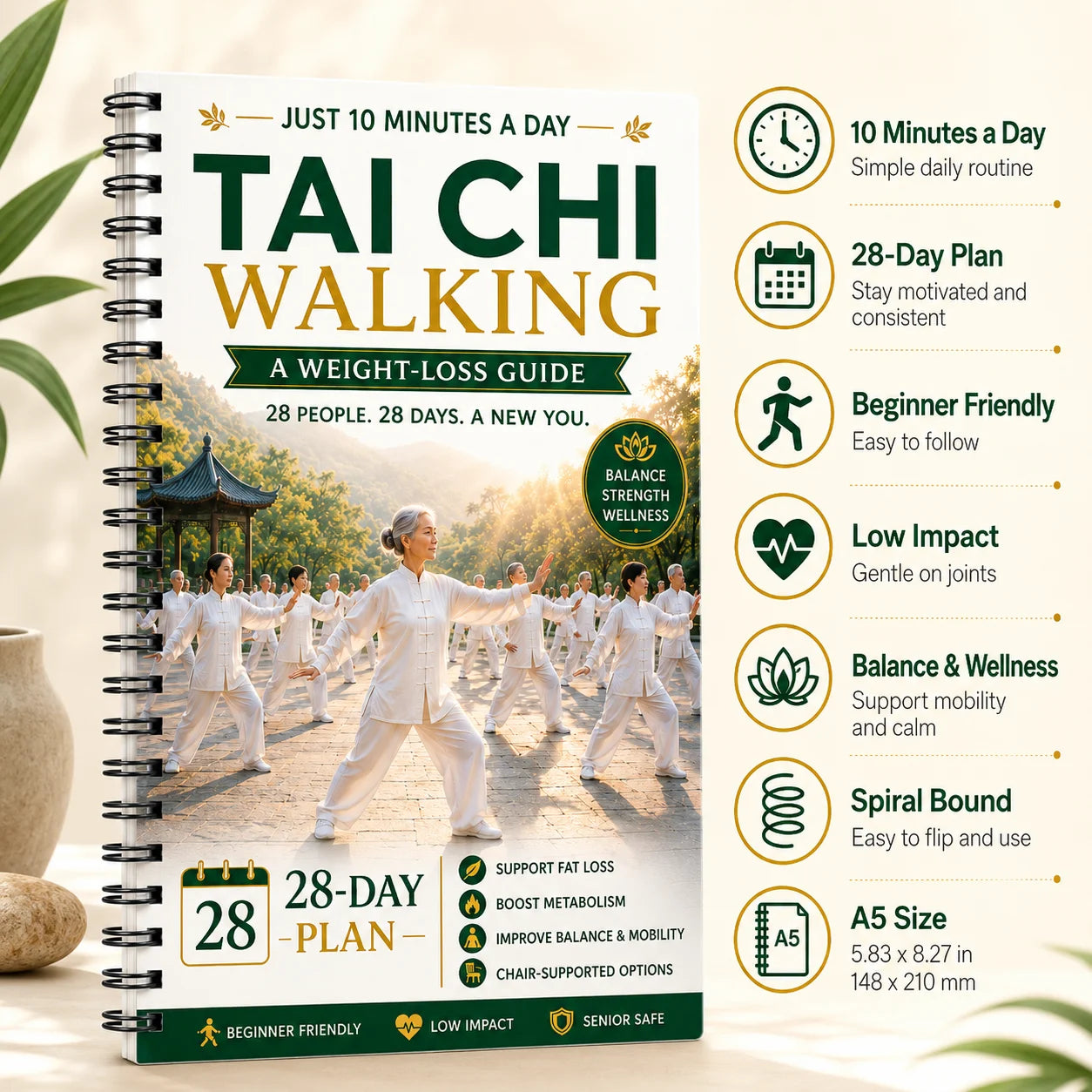 Tai Chi Walking Low-impact Way Boost Metabolism Balance