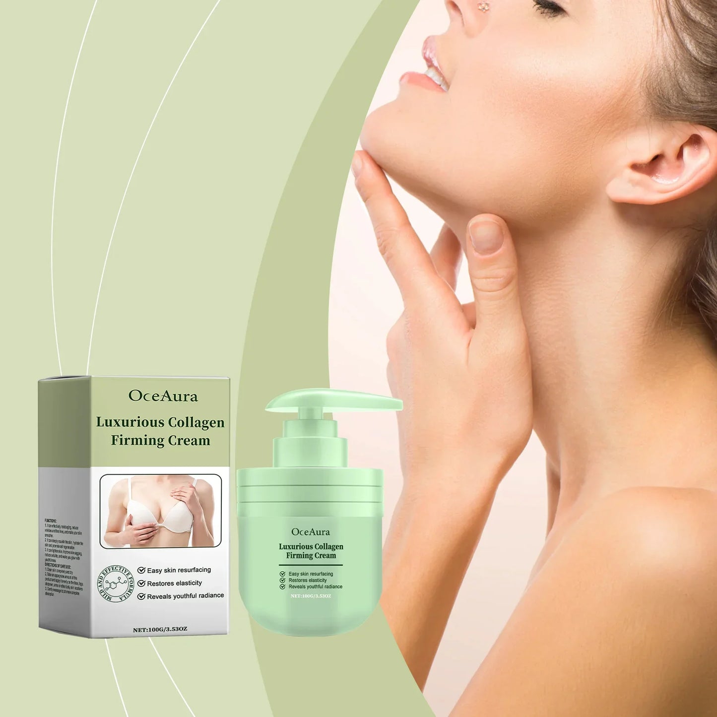 OceAura Collagen Firming Body Cream – Lifting & Tightening