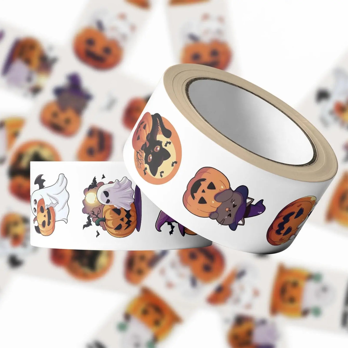 Halloween Pumpkin Stickers 500 Pieces Pumpkin Face Shape Seals Decals Halloween Envelope Stickers For Card Making Cookie Cupcake Peaceful Pleasures Health and Wellness