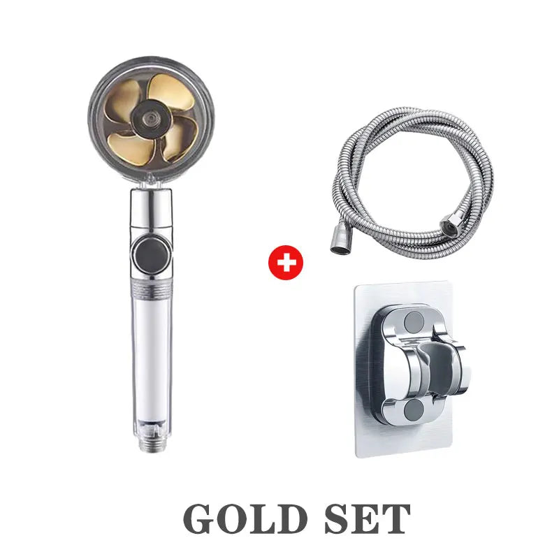High-Pressure Handheld Showerhead | Filter & Water-Saving