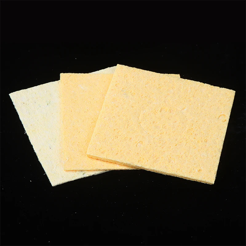 5Pcs 60*60mm Soldering Clean Sponge Solder Tip Cleaning Sponges Cleaner Pads Desoldering Soldering Iron Accessories Peaceful Pleasures Health and Wellness