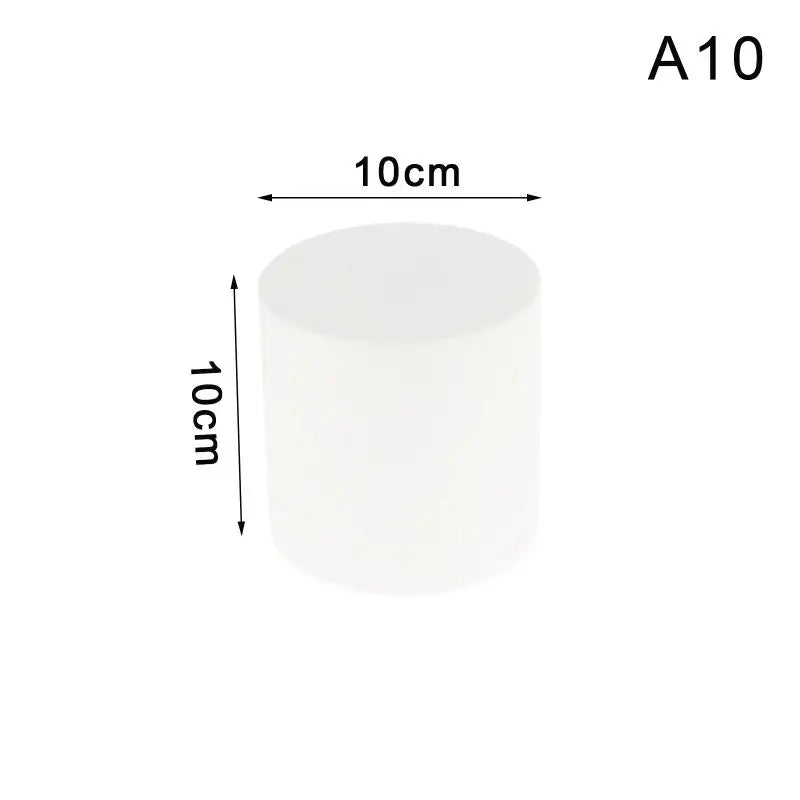 4/6/8/10 Inch Cake Foam Mould PS Foam Flower Decor Cake Dummy Practice Sugarcraft Model DIY Decorations Peaceful Pleasures Health and Wellness A 10x10cm