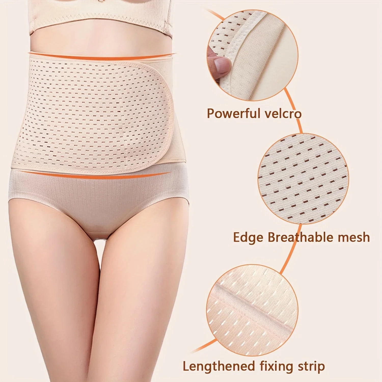 Adjustable Breathable Lumbar Support Belt - Black Polyester Abdominal Shaping Belt with Targeted Compression Pads for Lower Back Peaceful Pleasures Health and Wellness