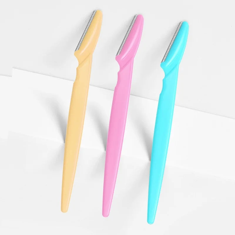 3/4/10Pcs Eyebrow Trimmer Blade Shaver Portable Face Razor Eye Brow Epilation Hair Removal Cutters Safety Razor Woman Makeup Peaceful Pleasures Health and Wellness