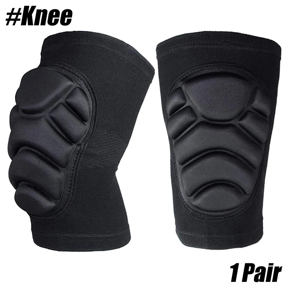 WEFITON Knee & Elbow Pads – EVA Foam Anti-Slip Sports & Work Knee & Elbow Pads Peaceful Pleasures Health and Wellness Knee-1Pair S