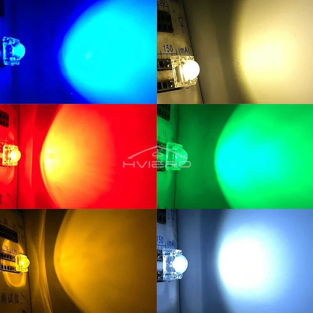 500/1000Pcs 5mm Super Flux LED Bulbs | DIY Holiday Party Lights