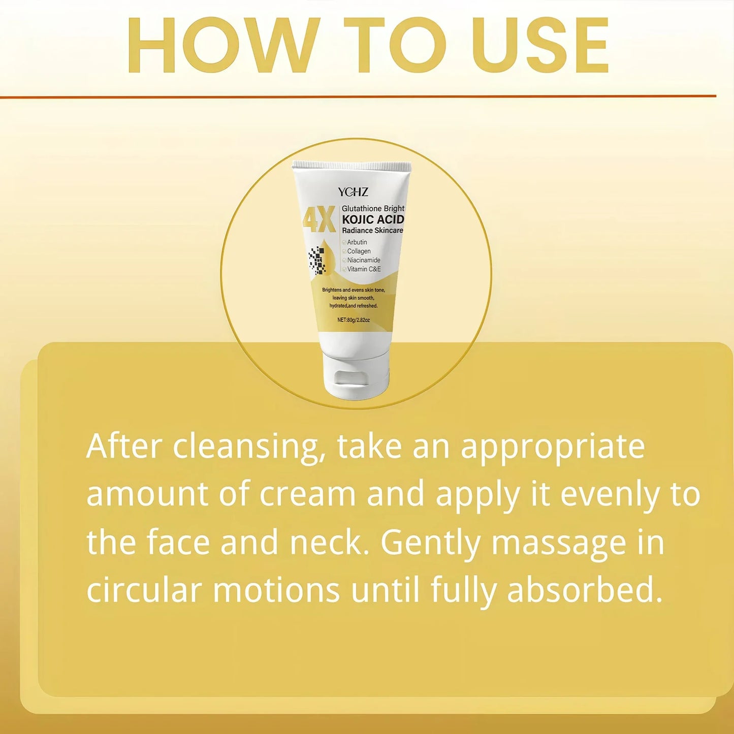 Kojic Acid Face Cream – Brighten Skin & Fade Dark Spots | YCHZ