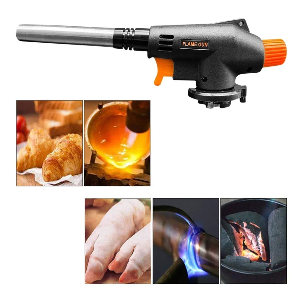 Portable Butane Torch – Adjustable Flame, BBQ & Camping