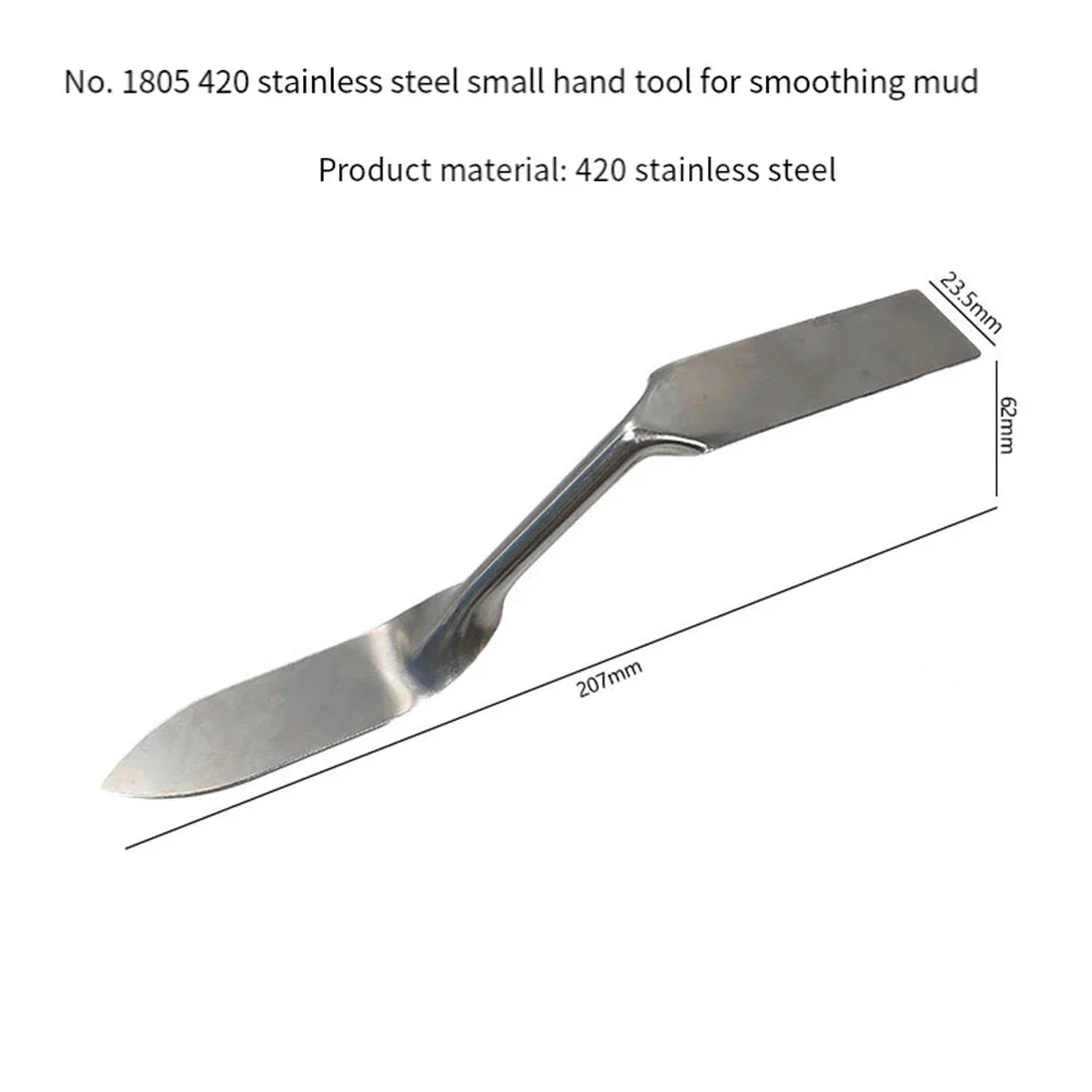 Double-Headed Stainless Steel Caulking Trowel | Seam Finishing