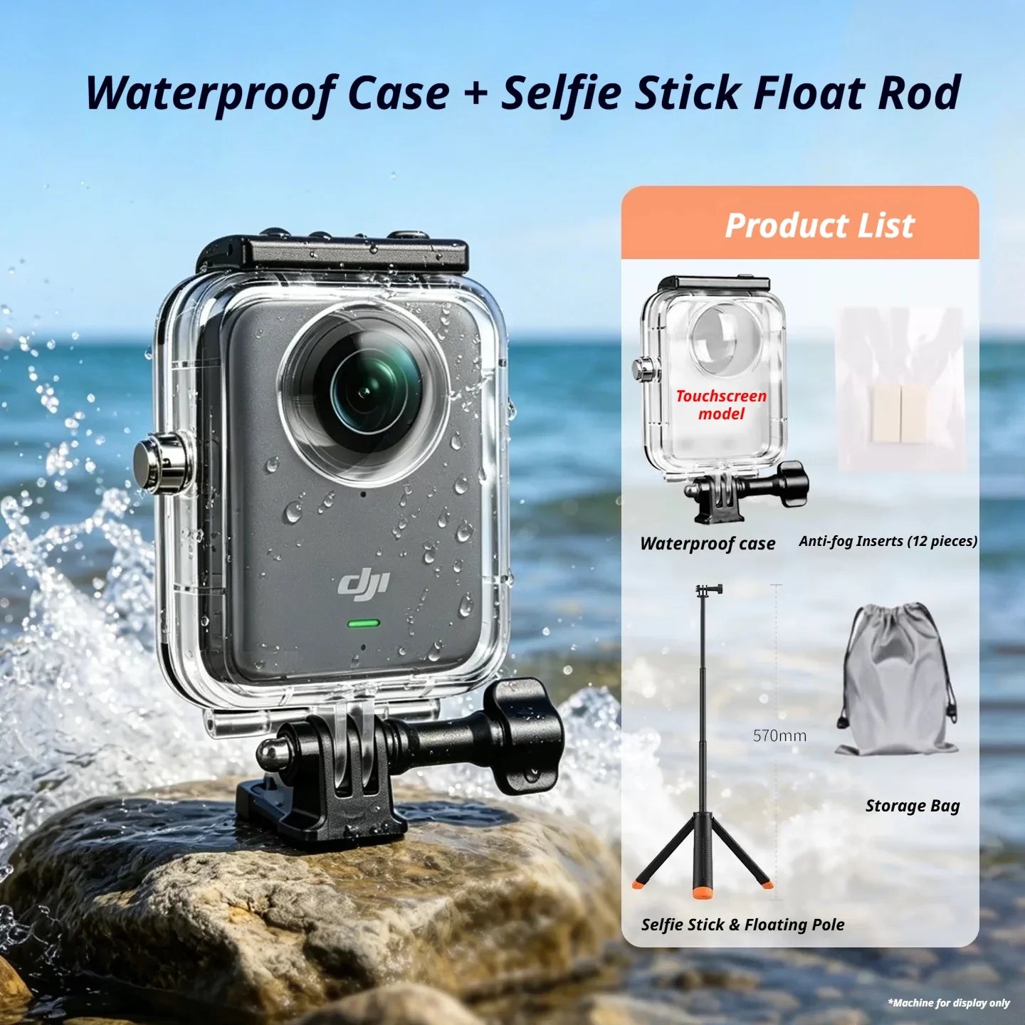 DJI Osmo 360 Waterproof Diving Case – 6M Underwater Protection