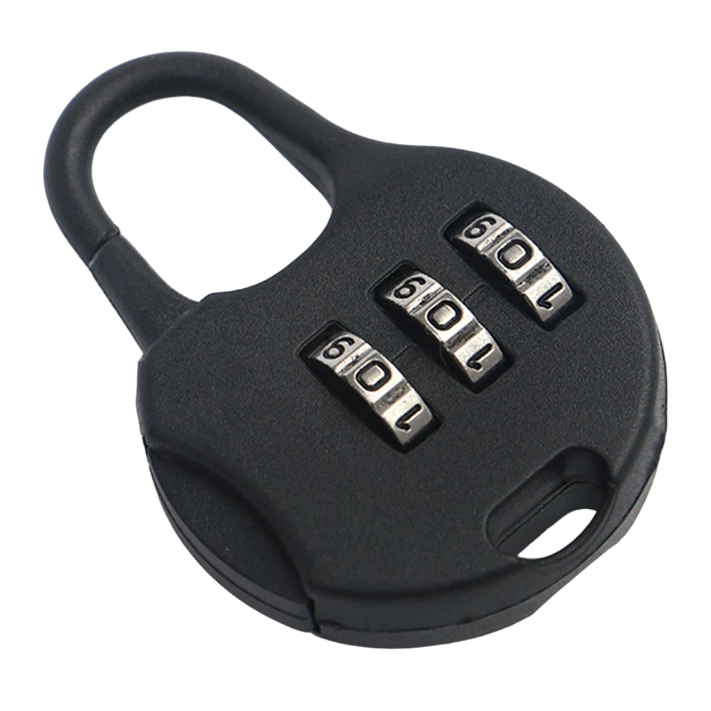 3-Digit Luggage Combination Locks Zinc Plastic Number Password Code Lock for Locker Drawer Toolkit Cabinets Peaceful Pleasures Health and Wellness Black