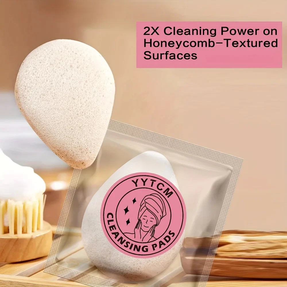 Walnut Konjac Face Sponge – Natural Cleansing & Makeup Removal