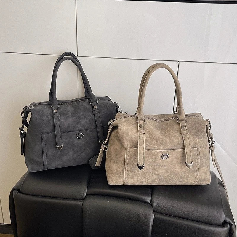 New Minimalist and Fashionable Retro Single Shoulder Crossbody Bag with Versatile Texture for Commuting Tote Bag Fashionable Bag Peaceful Pleasures Health and Wellness
