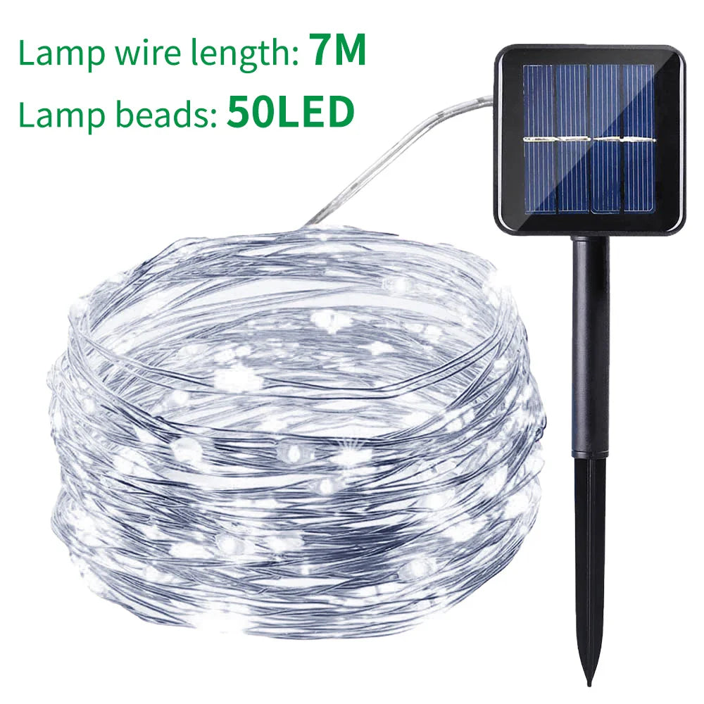 Solar Fairy String Lights 20 LED – Outdoor Garden Decor