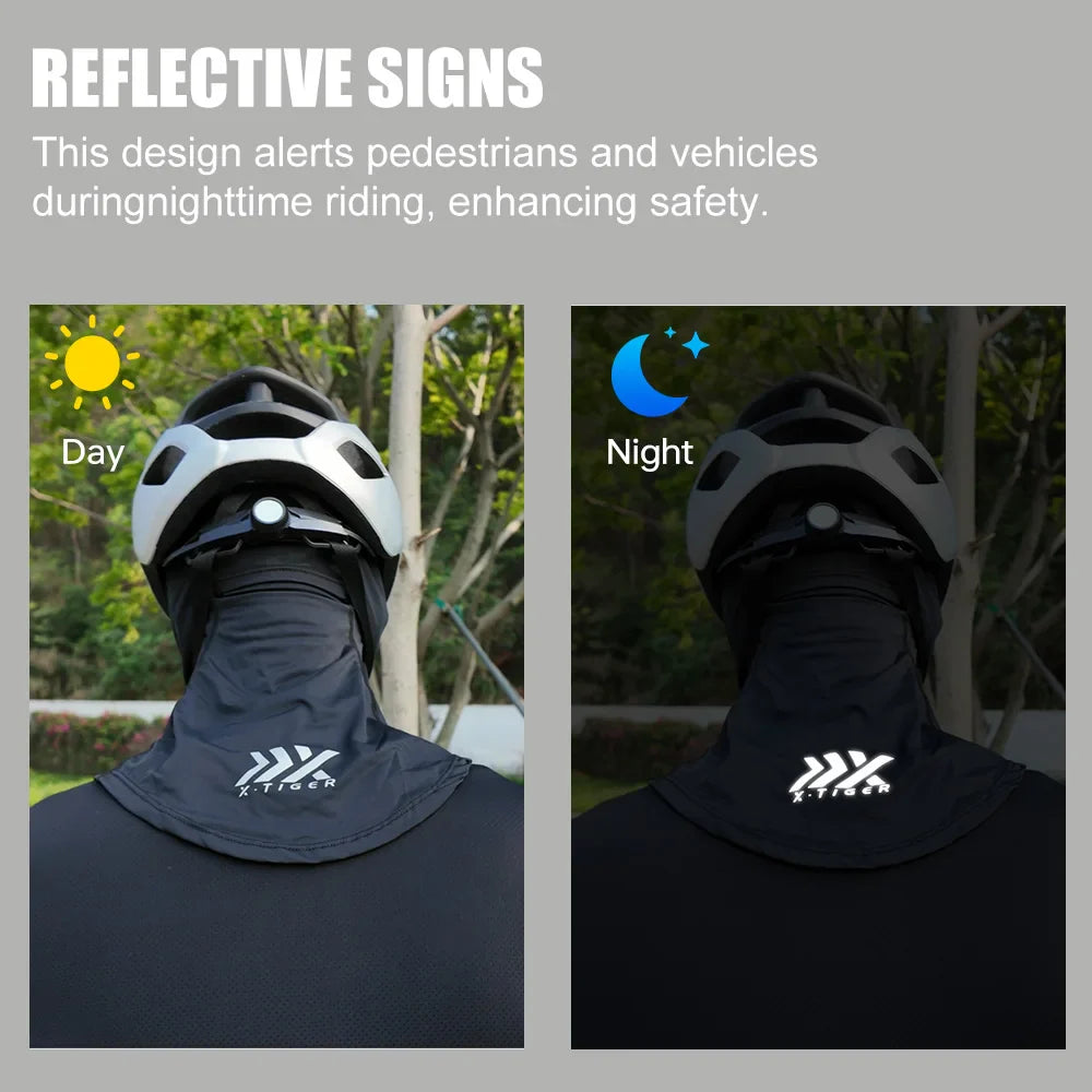 X-TIGER UPF50+ Balaclava – UV Cycling Mask & Neck Gaiter