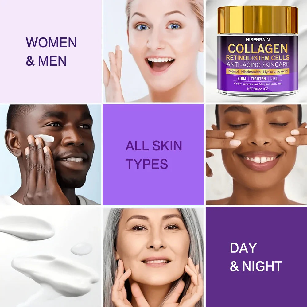HISENRAIN Collagen & Retinol Face Cream – Firming Moisturizer
