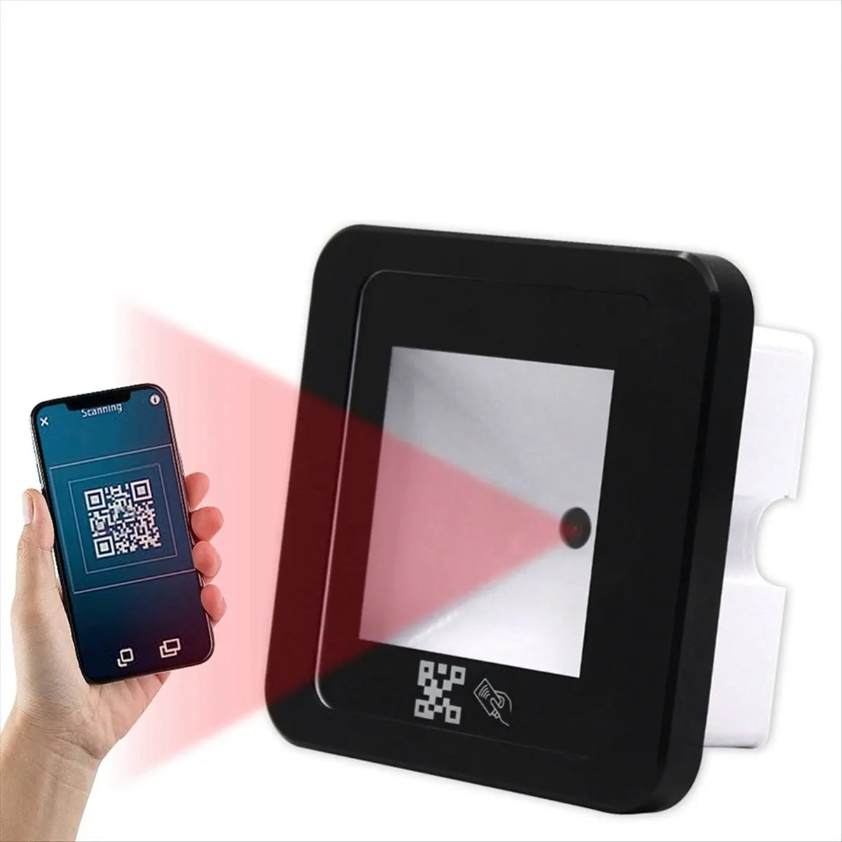 *ABDH R35D 125Khz RFID Barcode 2D QR Code Reader Access Control Reader Wigand USB/232/485 Interface Compatible Peaceful Pleasures Health and Wellness