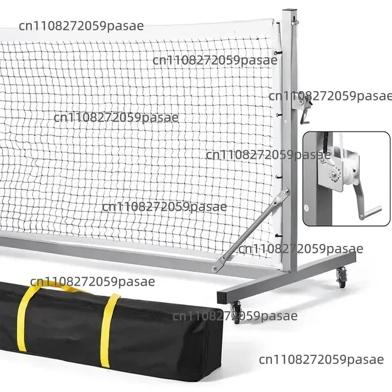 Heavy-Duty Adjustable Ball Stop Net with Lockable Wheels