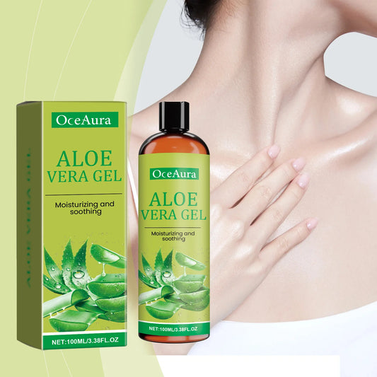 OceAura Aloe Vera Gel – Moisturize, Soothe & Acne Relief 100ml Aloe Vera Gel Peaceful Pleasures Health and Wellness