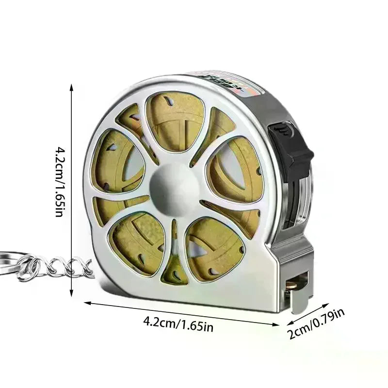 2M Pocket Tape Measure | Mini Retractable Stainless Steel Ruler
